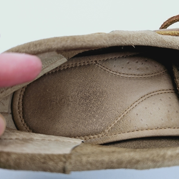 Fossil Men\'s Tan Suede Leather Lace Up Loafers, size 11 main image 9